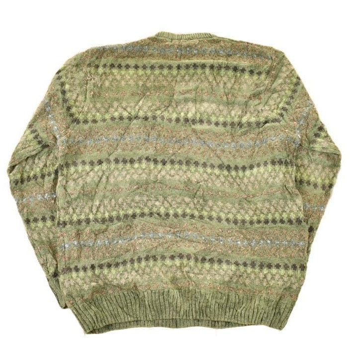 Vintage 1990s Dockers Striped Knit Crewneck Sweater Men's L from propervintagecanada