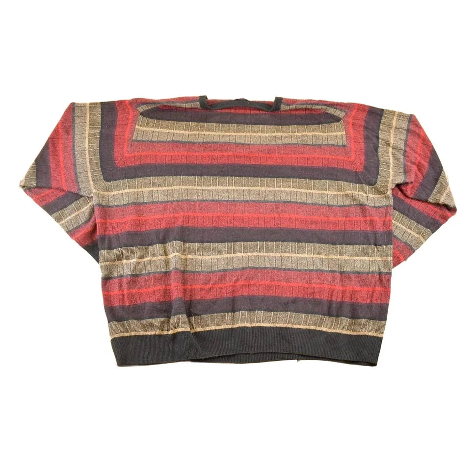 Vintage 1990s Dockers Striped Knit Crewneck Sweater Mens XXXL from propervintagecanada