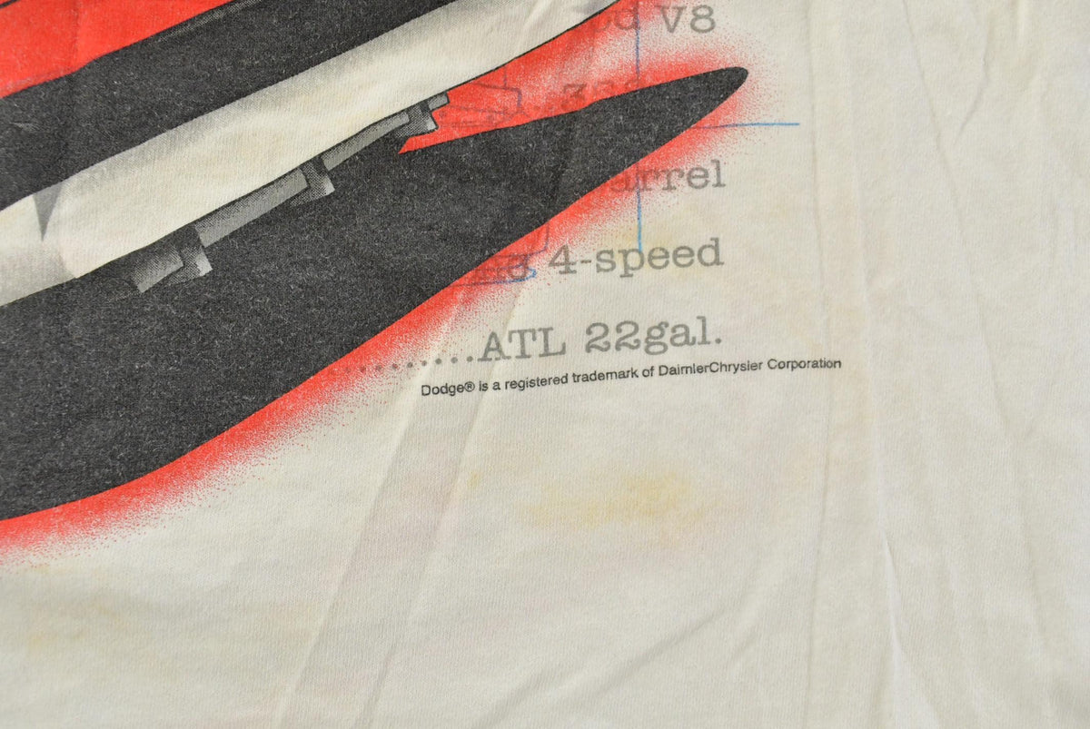 Vintage 1990s Dodge Motorsports Racing Graphic T-Shirt Men's XL from propervintagecanada
