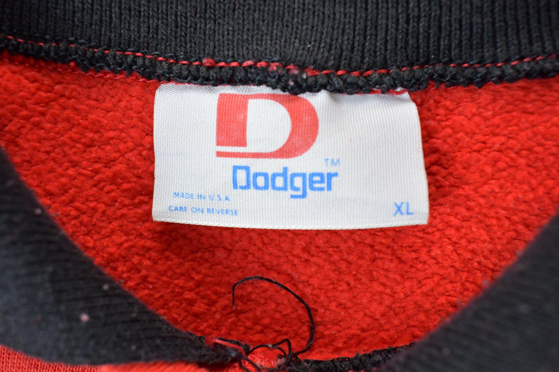 Vintage 1990s Dodger Streater Bulldogs Collared University Collegiate Crew Neck Men's XL from propervintagecanada