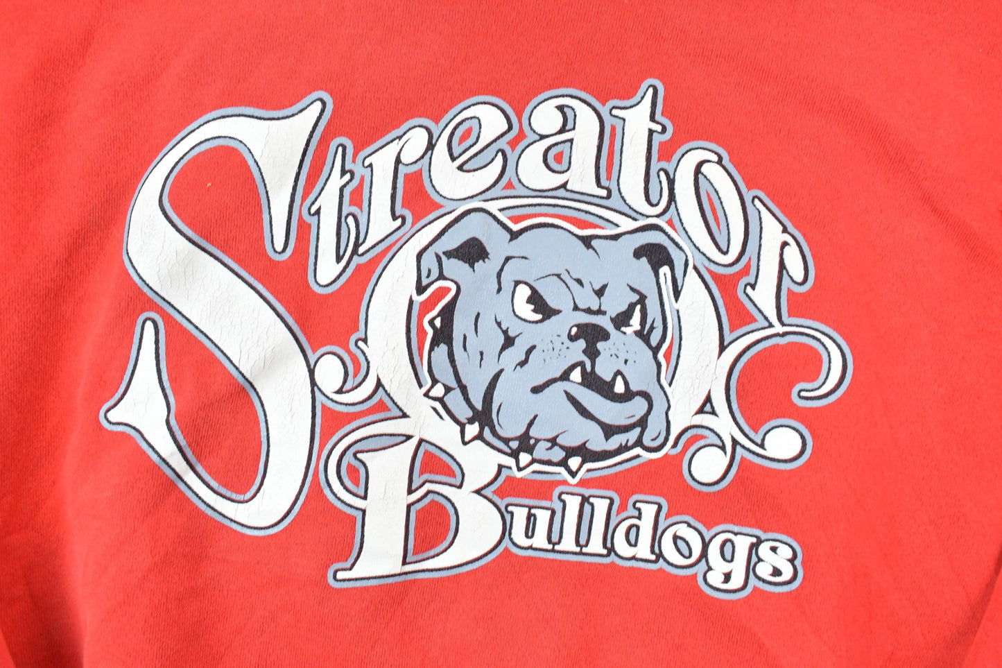 Vintage 1990s Dodger Streater Bulldogs Collared University Collegiate Crew Neck Men's XL from propervintagecanada