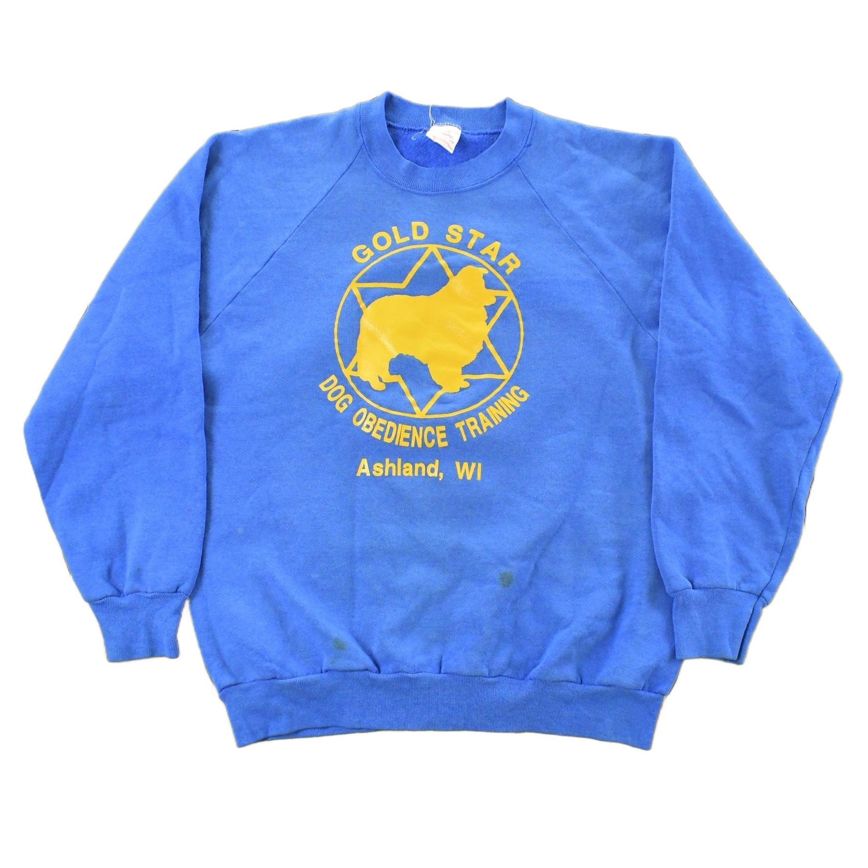 Vintage 1990s Dog Training Raglan Crewneck Sweatshirt Men's Medium from propervintagecanada