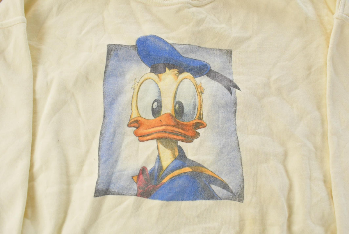 Vintage 1990s Donald Duck Disney Originals Crewneck Sweatshirt Men's 2XL from propervintagecanada