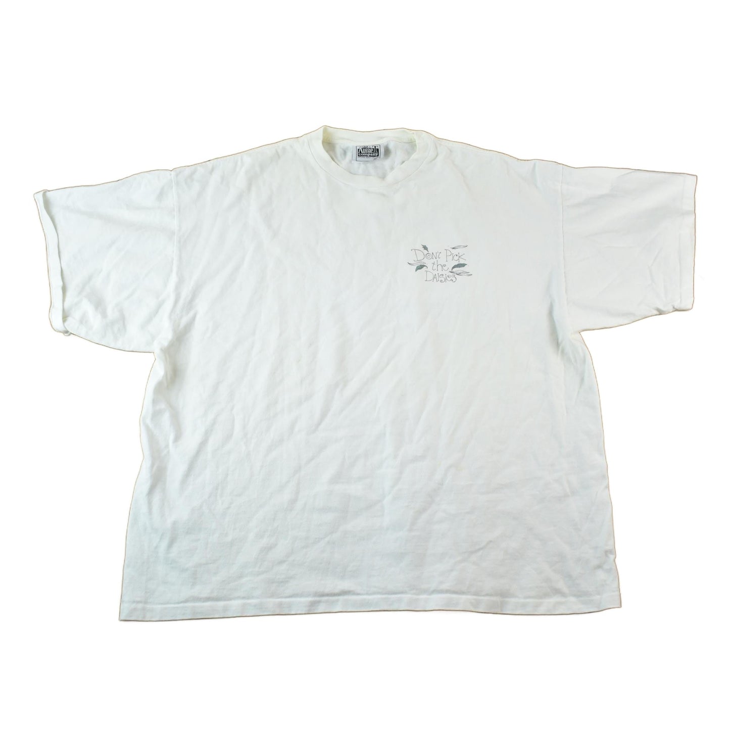 Vintage 1990s Dont Pick The Daisies Flowers Souvenir Single Stitch Graphic Print T-Shirt Men's XL from propervintagecanada