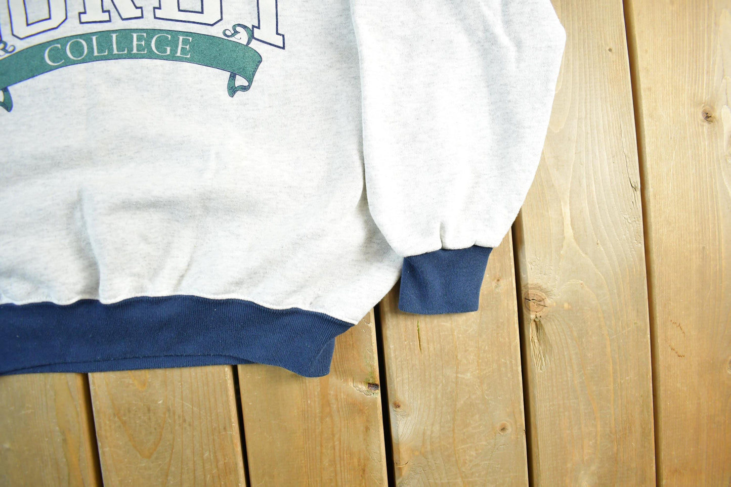Vintage 1990s Dordt College Collegiate Mockneck Sweatshirt Men's XL from propervintagecanada
