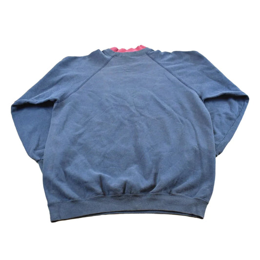 Vintage 1990s Double Collar Wisconsin Autumn Embroidered Crewneck Sweatshirt Men's L from propervintagecanada
