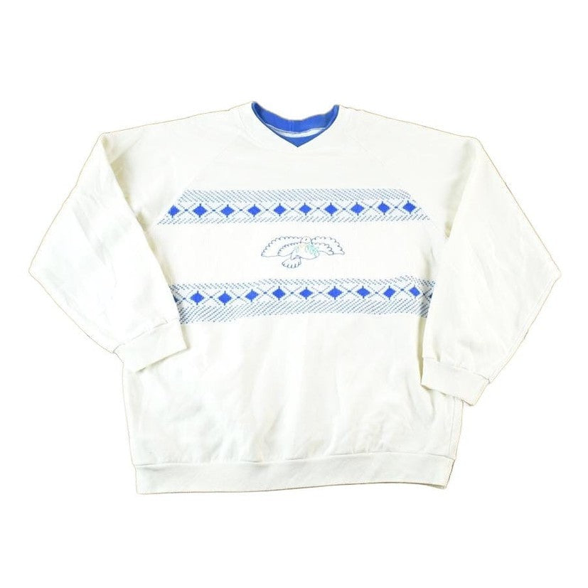 Vintage 1990s Dove Knit Crewneck Sweatshirt Mens L from propervintagecanada