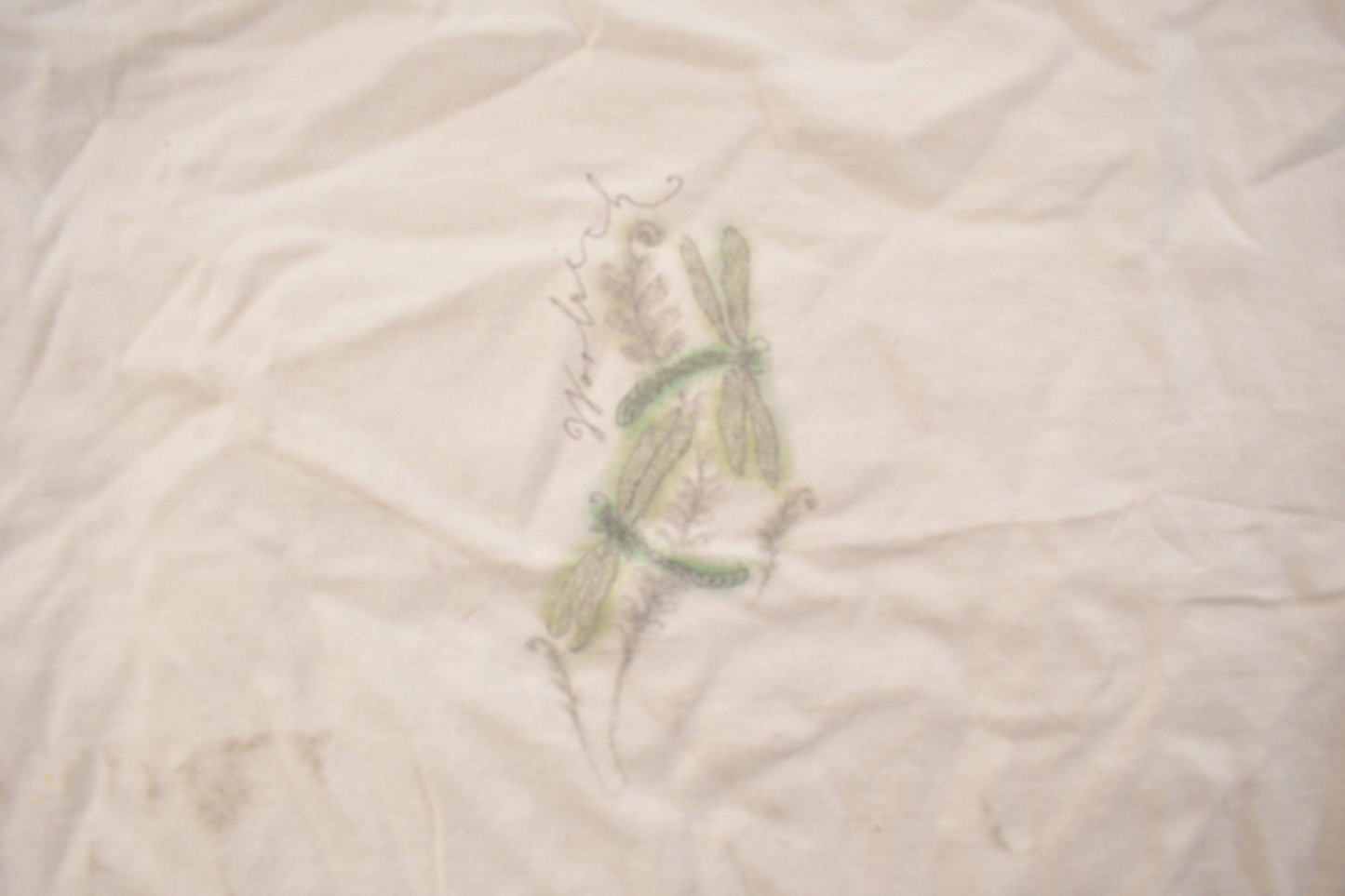 Vintage 1990s Dragonfly Graphic T Shirt Men's Medium from propervintagecanada