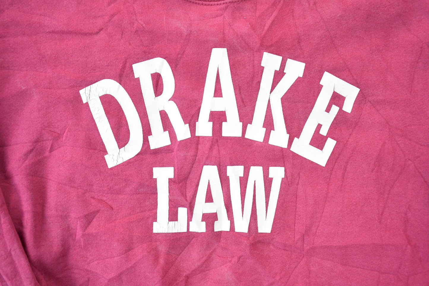 Vintage 1990s Drake Law University Collegiate Crewneck Men's Large from propervintagecanada