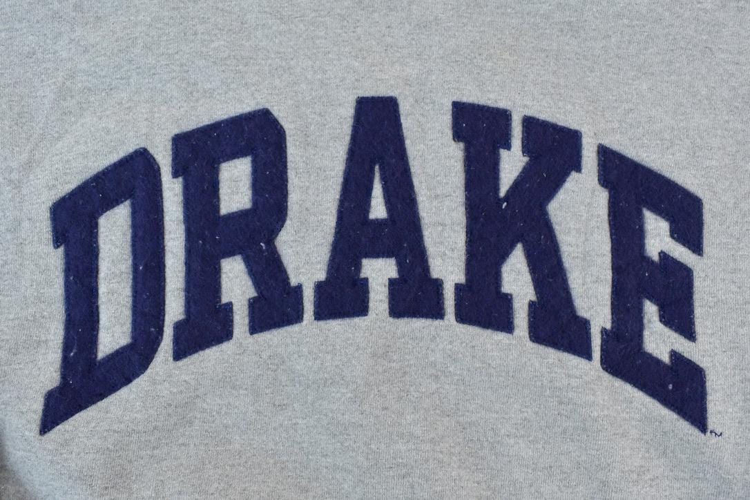 Vintage 1990s Drake University Collegiate Jansport Heavyweight Super Clean Crew Neck Men's Small from propervintagecanada