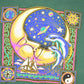 Vintage 1990s Dreaming Moon Dolphin Yin Yang Souvenir T-Shirt Men's L from propervintagecanada