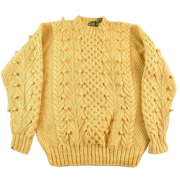 Vintage 1990s Dual Control Hand Knit Wool Sweater Mens Large from propervintagecanada