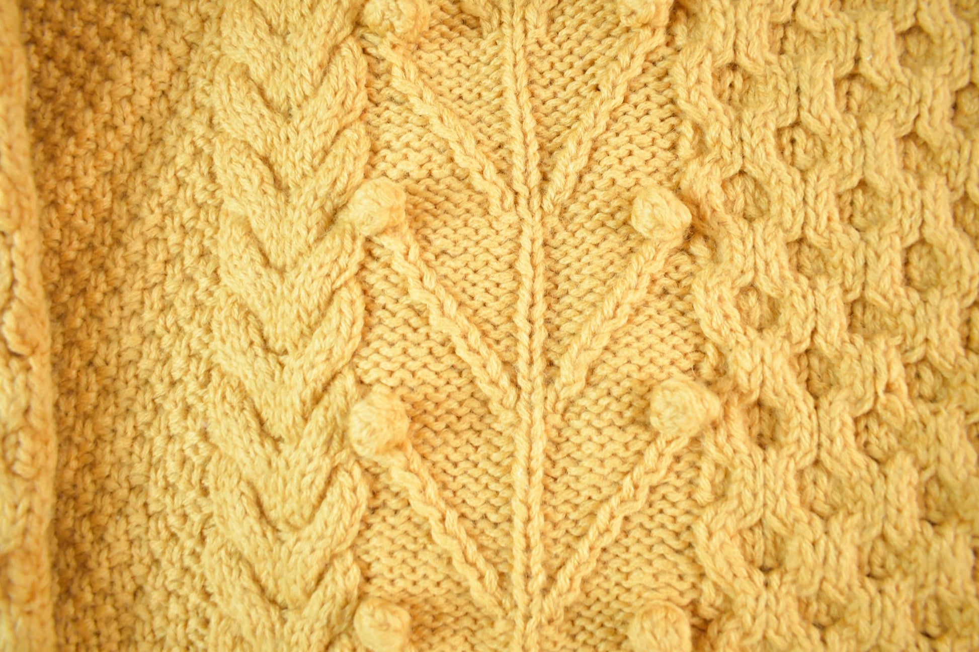 Vintage 1990s Dual Control Hand Knit Wool Sweater Mens Large from propervintagecanada