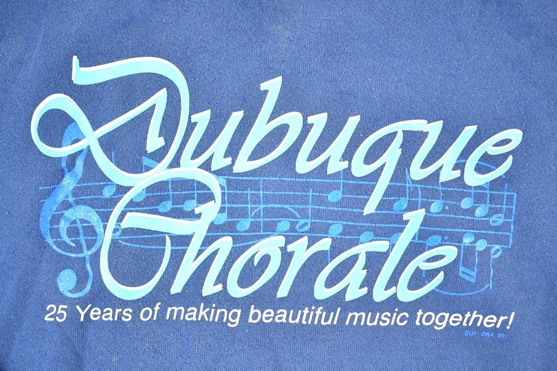 Vintage 1990s Dubuque Chorale Crewneck Sweatshirt Mens L from propervintagecanada