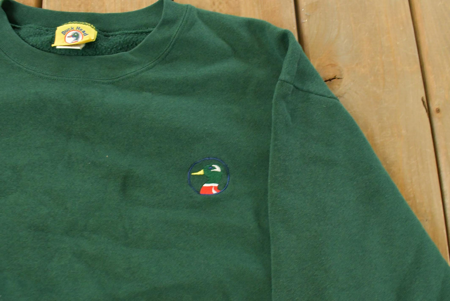 Vintage 1990s Duck Head Crewneck Sweatshirt Men's Medium / Souvenir / Vintage Sweatshirt / Outdoorsman / Wilderness Sweatshirt from propervintagecanada