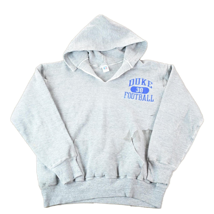 Vintage 1990s Duke University Football Hoodie Men's XL from propervintagecanada