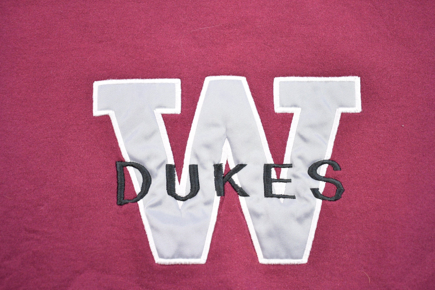 Vintage 1990s Dukes Collegiate Embroidered Crewneck Sweatshirt / 90s Crewneck / Souvenir / Athleisure / Streetwear / Super Sweats from propervintagecanada