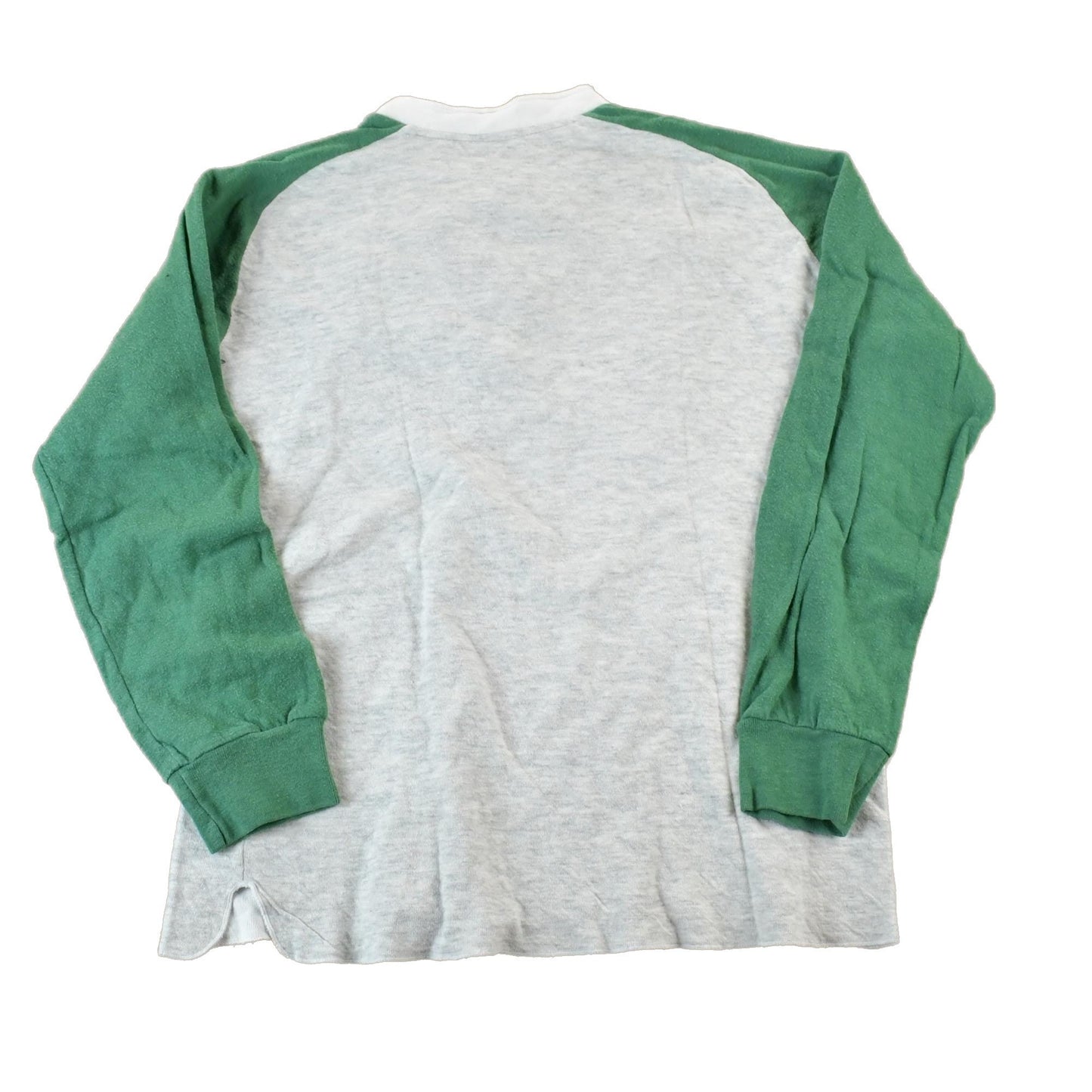 Vintage 1990s Duo Fold Sport Quarter Button Colour Block Crewneck Sweatshirt Men's Medium from propervintagecanada