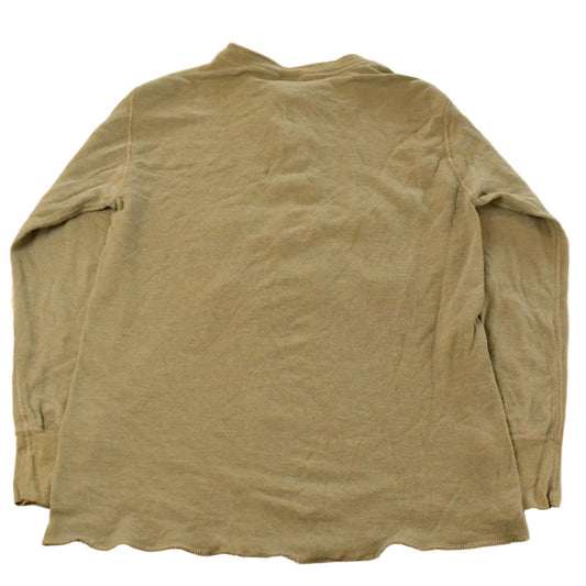 Vintage 1990s Duofold Blank Henley Long Sleeve Shirt Men's L from propervintagecanada