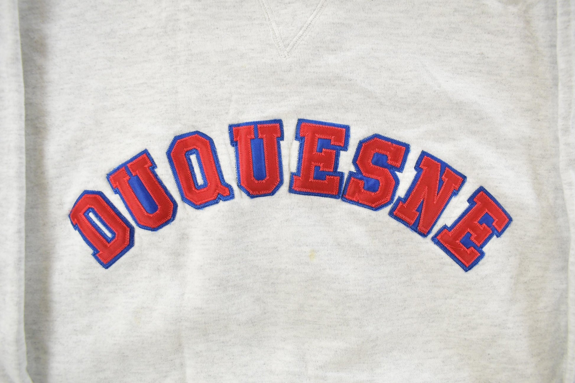 Vintage 1990s Duquesne University Crewneck Sweatshirt Mens L from propervintagecanada