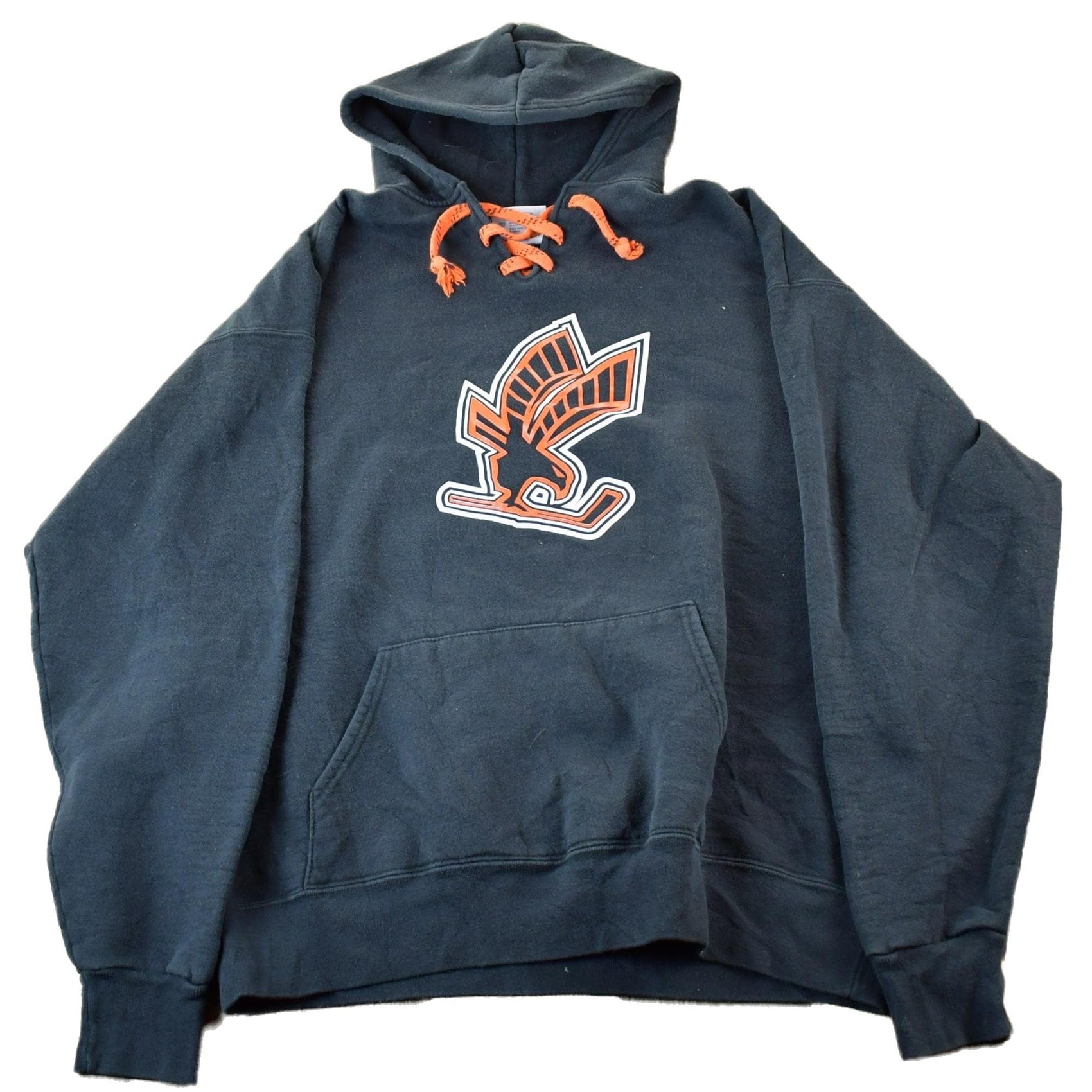 Vintage 1990s Eagle USA Graphic Hoodie Men's XL from propervintagecanada