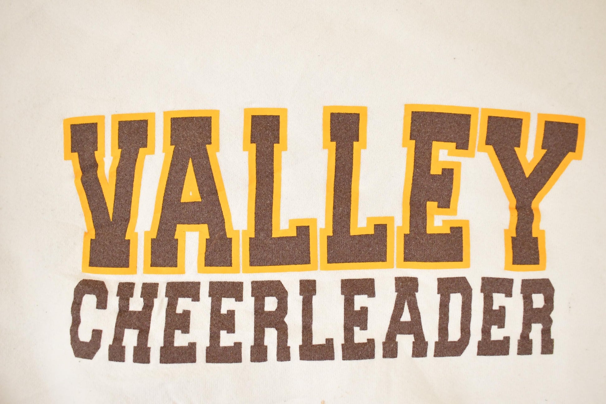 Vintage 1990s Eagle USA Valley Cheerleader Graphic Print Crewneck Sweatshirt Mens L from propervintagecanada