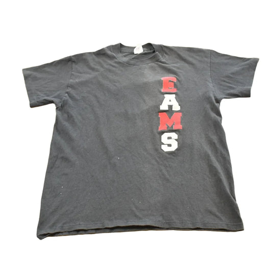 Vintage 1990s EAMS Big E Souvenir Graphic Print T-Shirt Mens M from propervintagecanada