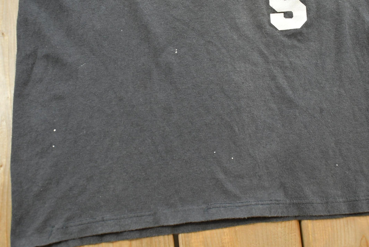 Vintage 1990s EAMS Big E Souvenir Graphic Print T-Shirt Mens M from propervintagecanada