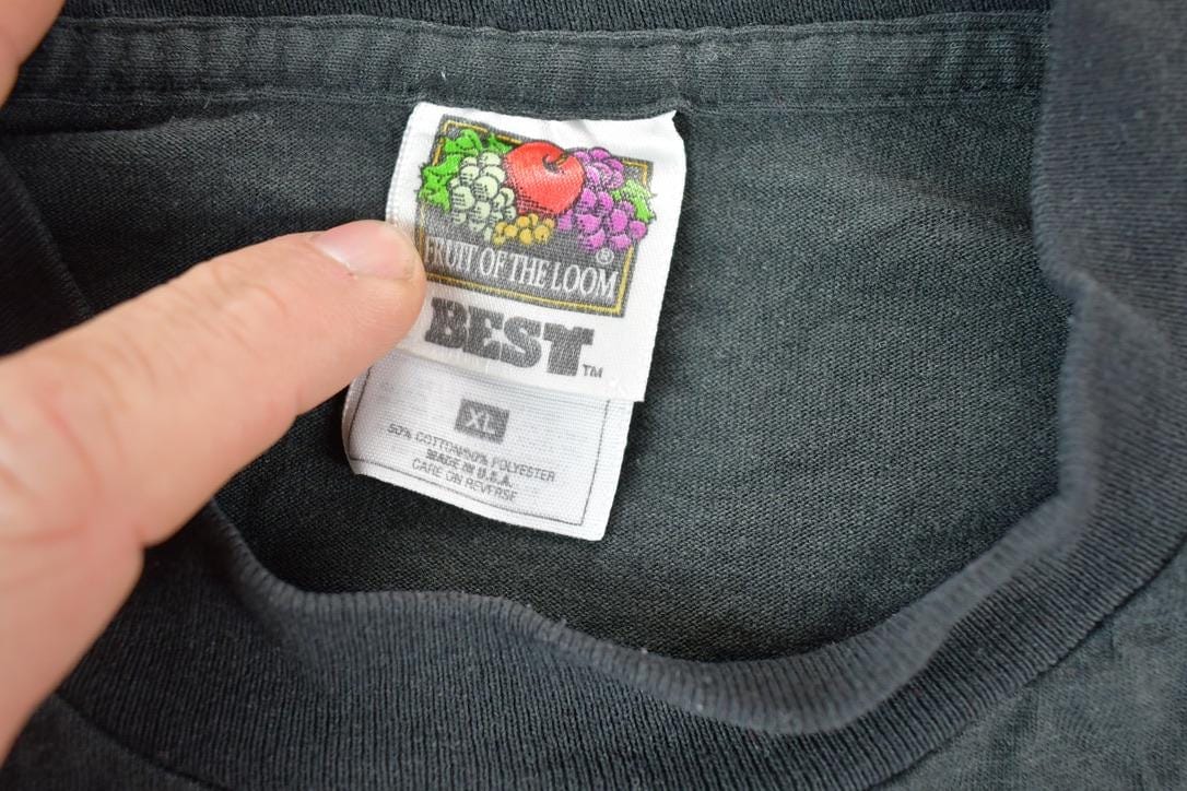 Vintage 1990s East Brunswick Soccer Club Souvenir Single Stitch Graphic Print T-Shirt Made In Men's XL from propervintagecanada