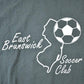 Vintage 1990s East Brunswick Soccer Club Souvenir Single Stitch Graphic Print T-Shirt Made In Men's XL from propervintagecanada