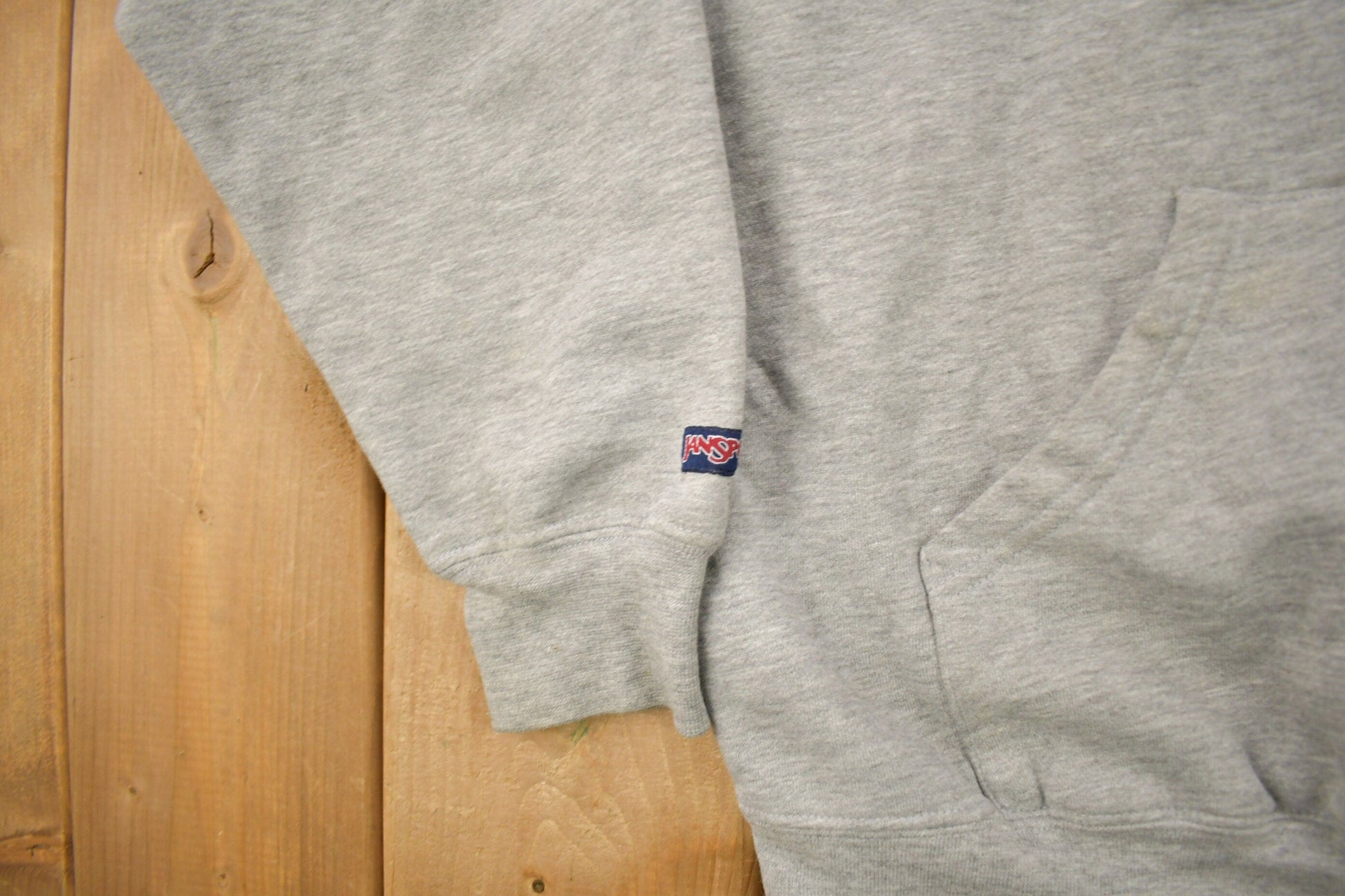 Vintage 1990s Eastern University Collegiate Hoodie / Embroidered / Jansport Sweatshirt / Sportswear / Americana from propervintagecanada