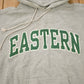 Vintage 1990s Eastern University Collegiate Hoodie / Embroidered / Jansport Sweatshirt / Sportswear / Americana from propervintagecanada