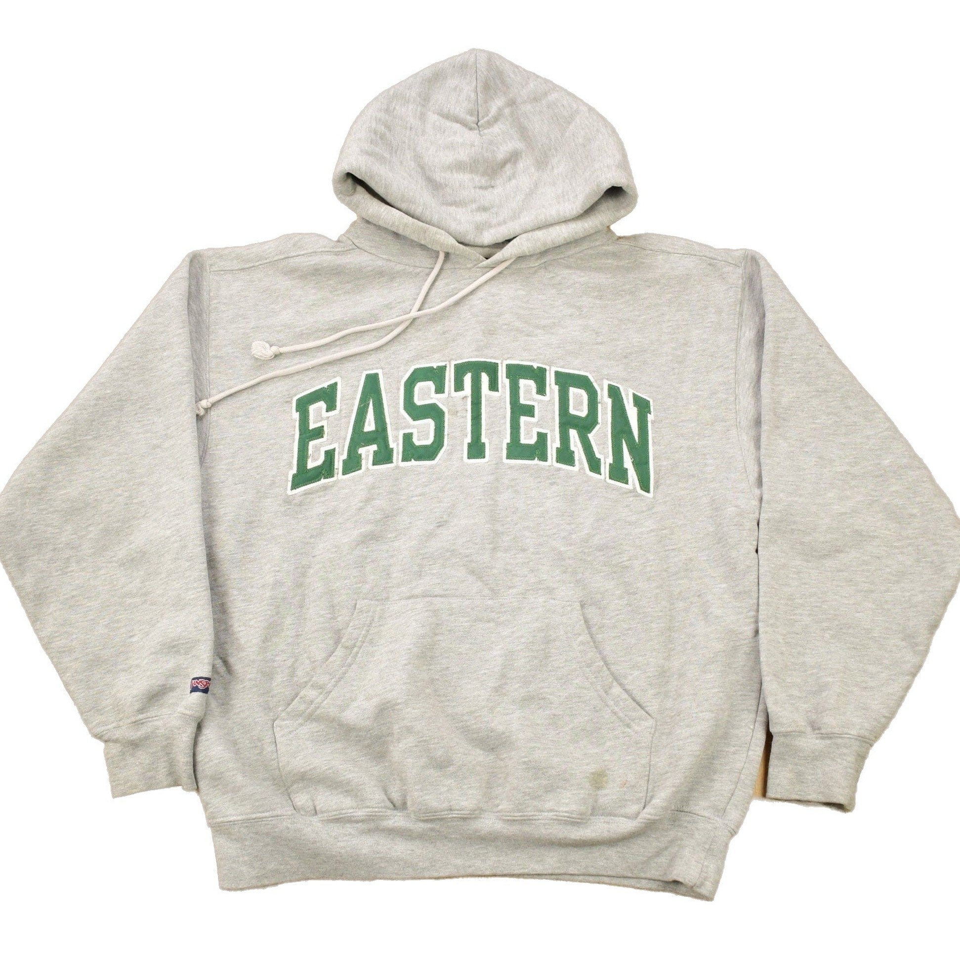 Vintage 1990s Eastern University Collegiate Hoodie / Embroidered / Jansport Sweatshirt / Sportswear / Americana from propervintagecanada