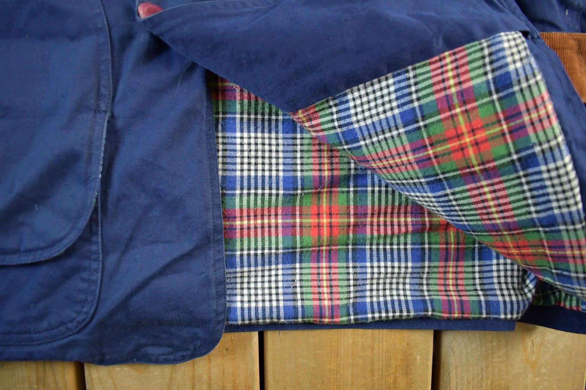 Vintage 1990s Eaton Attitude Flannel Lined Barn Chore Coat Men's XL from propervintagecanada