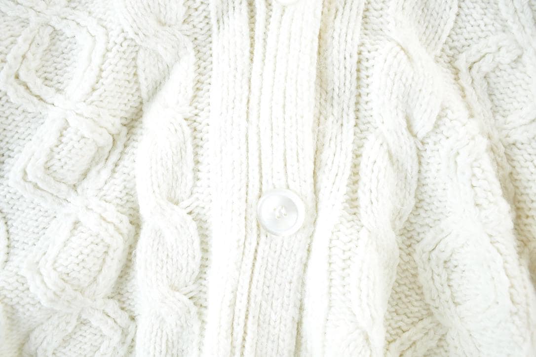 Vintage 1990s Eaton Cable Knit Abstract Pattern Crewneck Sweater Womens Small from propervintagecanada