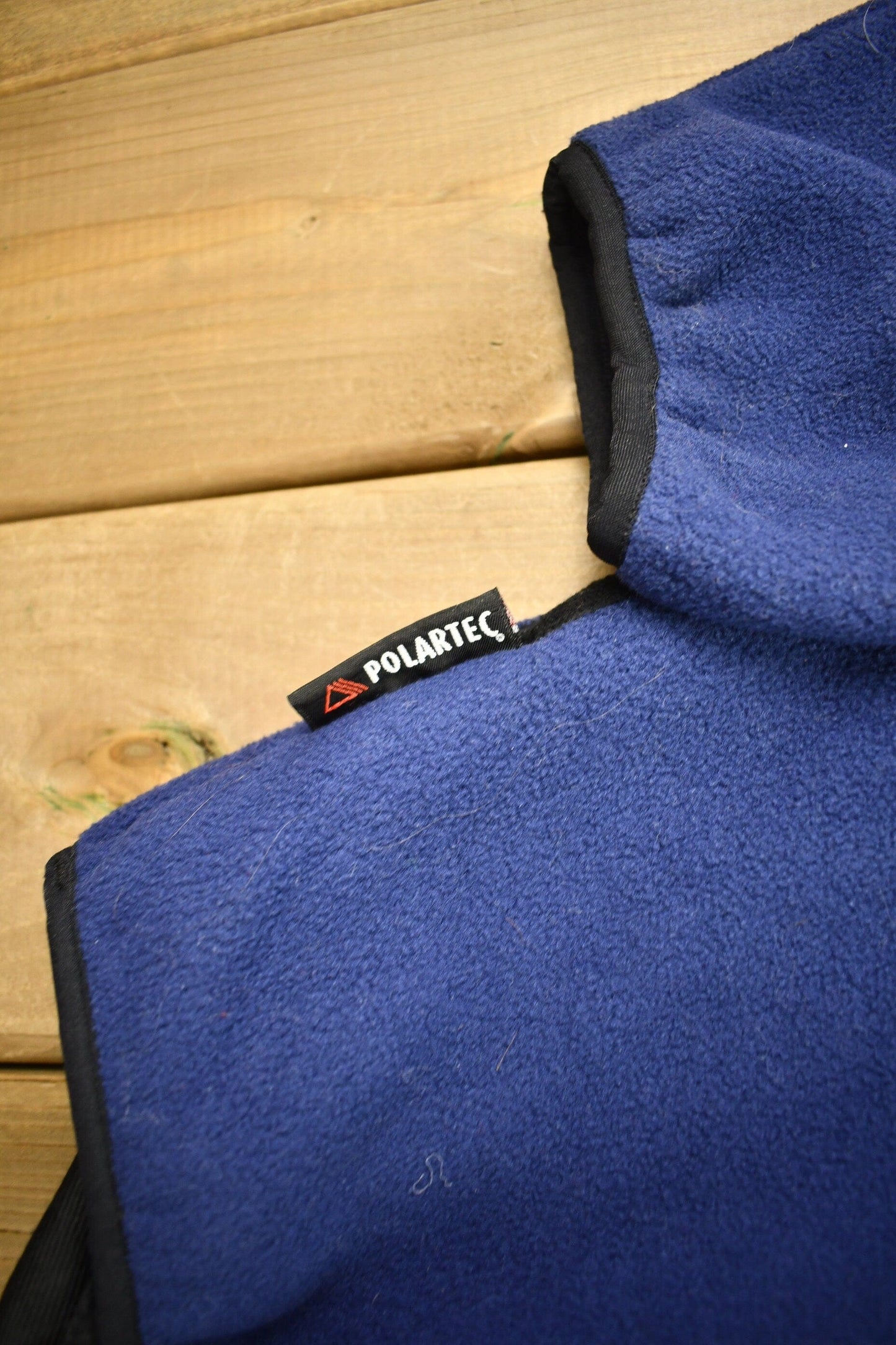 Vintage 1990s EB-TEK Eddie Bauer Quarter ButtonFleece Sweater Men's Large from propervintagecanada
