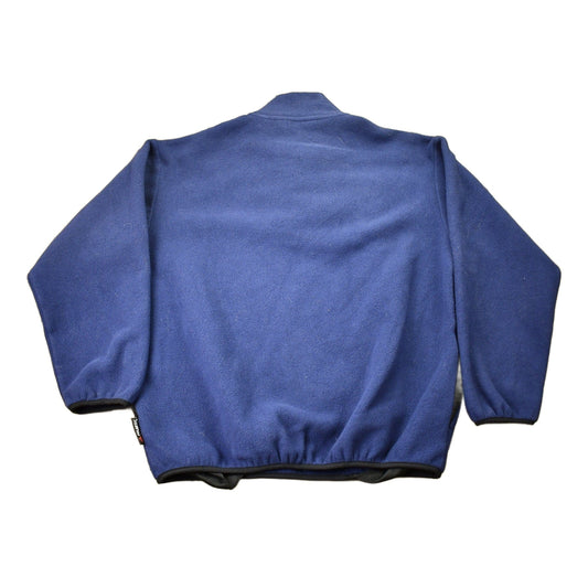 Vintage 1990s EB-TEK Eddie Bauer Quarter ButtonFleece Sweater Men's Large from propervintagecanada