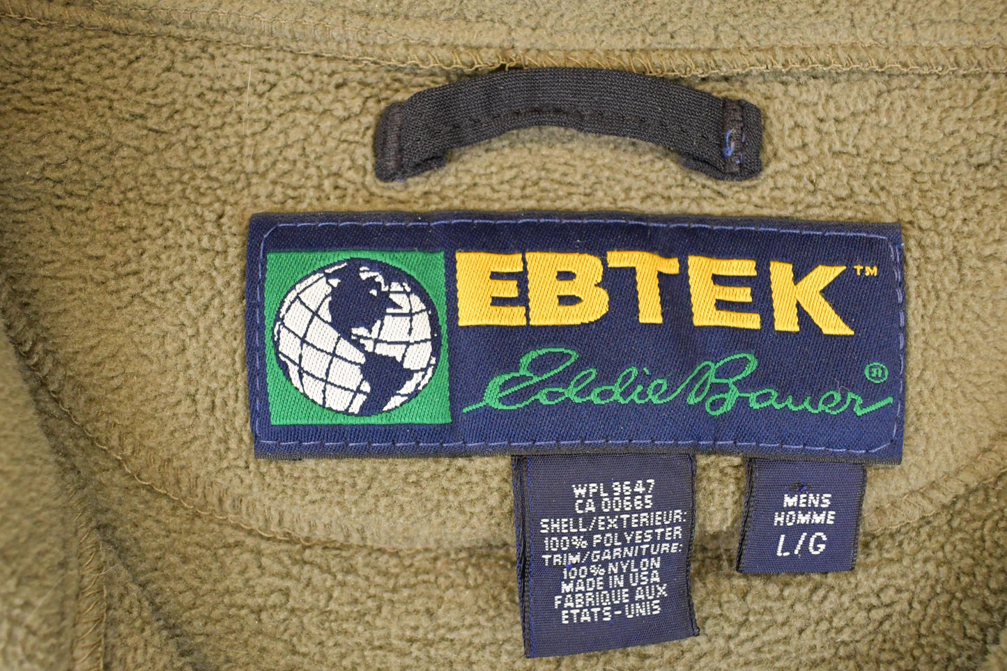 Vintage 1990s EBTEK Fleece Outdoorsman Sweater Mens XL from propervintagecanada