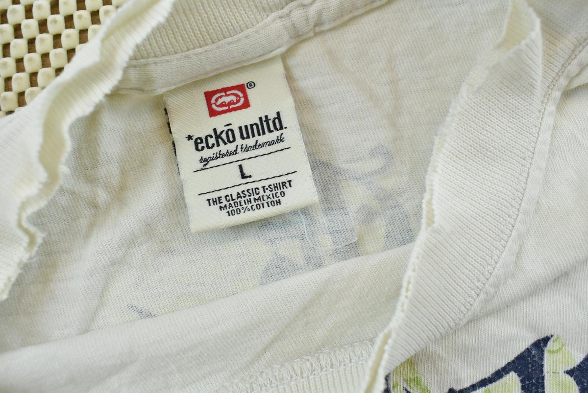 Vintage 1990s Ecko Unlimited Spellout Logo T Shirt Mens L from propervintagecanada