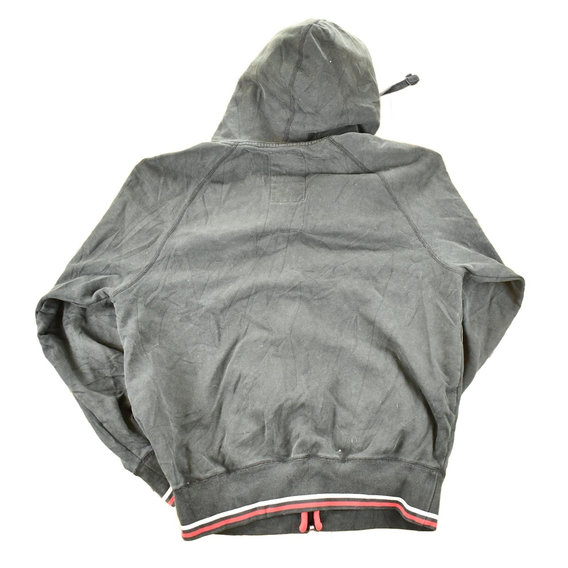 Vintage 1990s Ecko Unltd Actual Factual Zip Up Hoodie Sweater Men's L from propervintagecanada