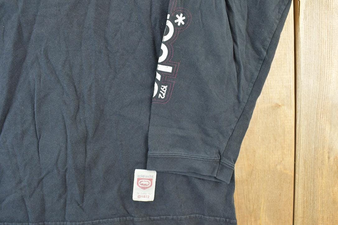 Vintage 1990s Ecko Unltd Crewneck Sweatshirt Made In USA Men's Large from propervintagecanada