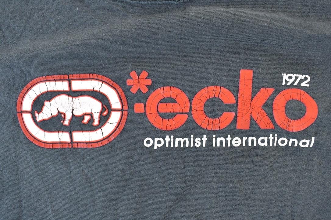 Vintage 1990s Ecko Unltd Crewneck Sweatshirt Made In USA Men's Large from propervintagecanada