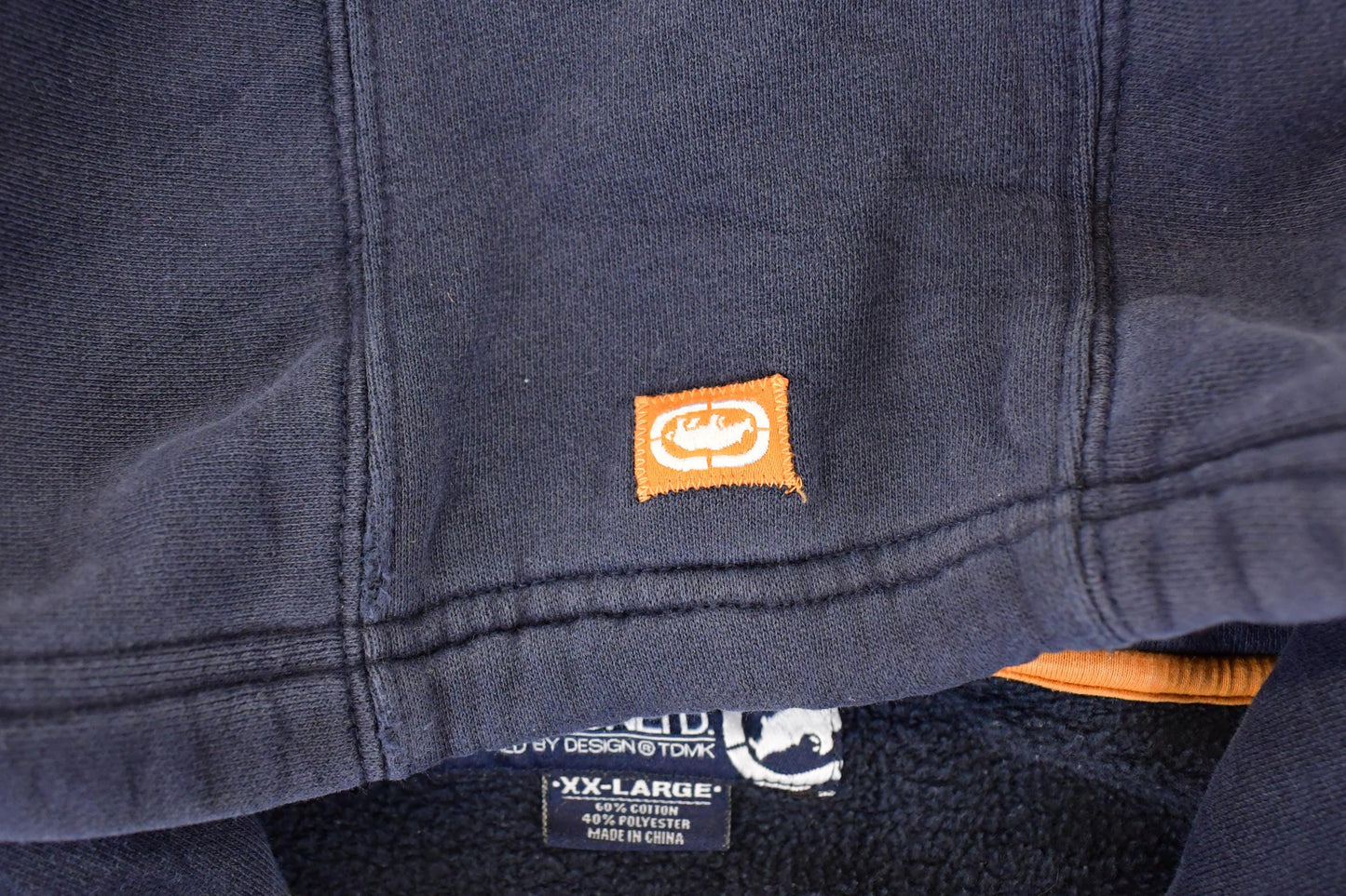 Vintage 1990s Ecko Unltd Full Zip Embroidered Hip Hip Hoodie Sweatshirt Mens XXL from propervintagecanada