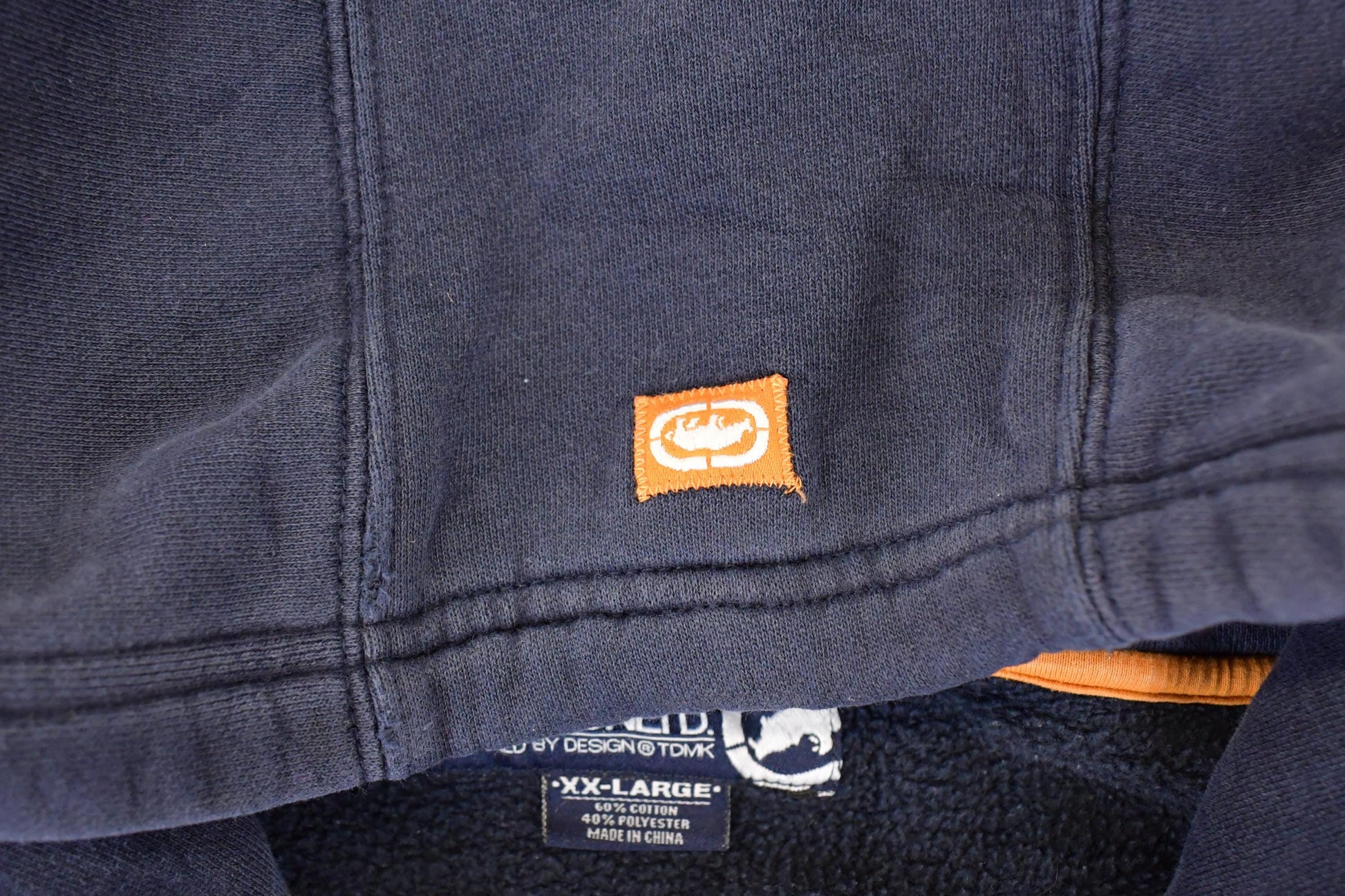 Vintage 1990s Ecko Unltd Full Zip Embroidered Hip Hip Hoodie Sweatshirt Mens XXL from propervintagecanada