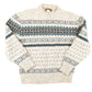 Vintage 1990s Eddie Bauer Abstract Wool Knit Sweater Men's M from propervintagecanada