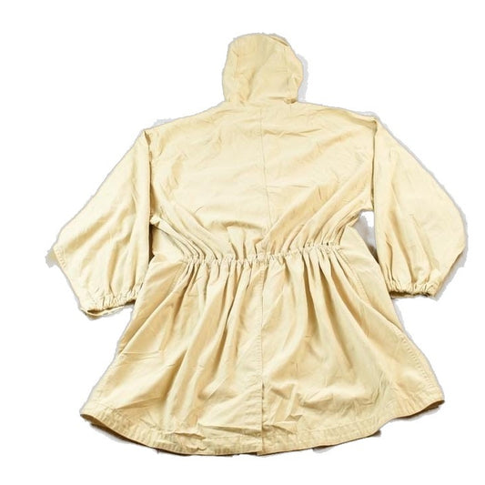 Vintage 1990s Eddie Bauer Beige Hooded Parka Jacket Women's Large from propervintagecanada