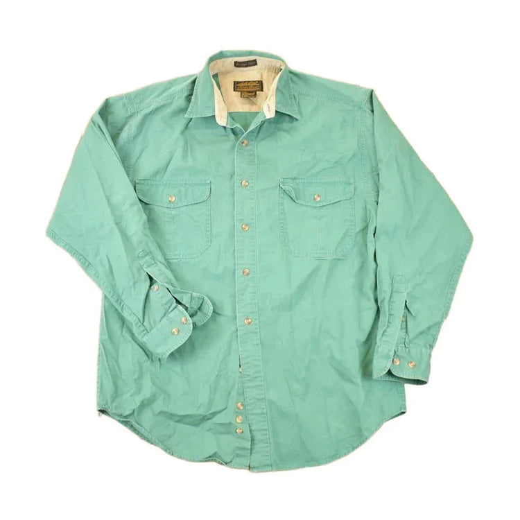 Vintage 1990s Eddie Bauer Button Up Shirt Men's M from propervintagecanada