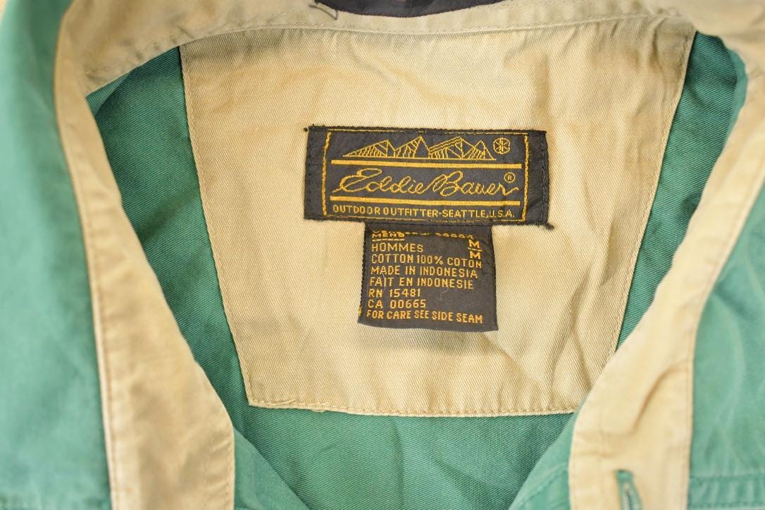 Vintage 1990s Eddie Bauer Button Up Shirt Men's M from propervintagecanada