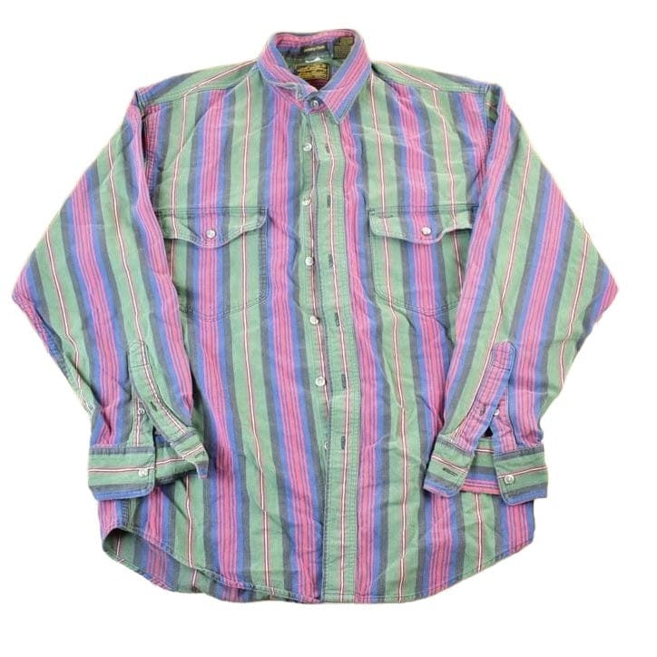 Vintage 1990s Eddie Bauer Button Up Western Style Shirt Men's Medium from propervintagecanada