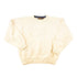 Vintage 1990s Eddie Bauer Cream Chunky Knit Crewneck Sweater Mens L from propervintagecanada